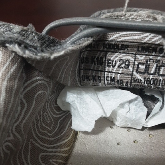 Hey Dude Wally Toddler K10 Gray Casual Slip-On Shoes - Picture 6 of 6